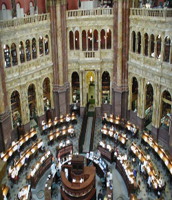 Information fills the library of Congress